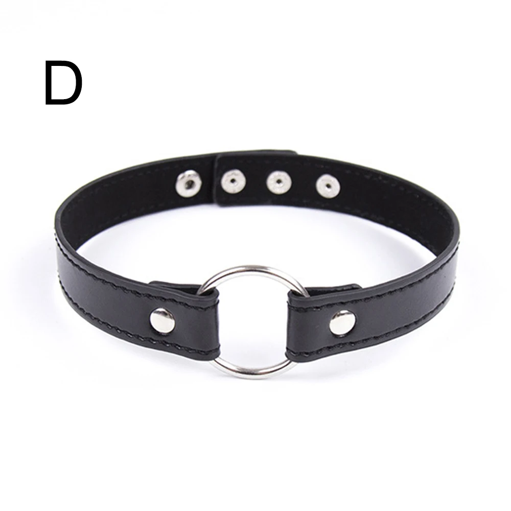 Черное регулируемое Бандажное колье в стиле панк готика воротник ожерелье