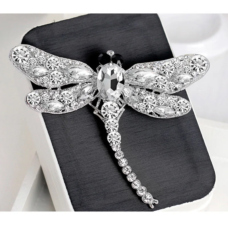2018 шарф со стрекозой и пряжкой роскошная модная свадебная брошь для невесты