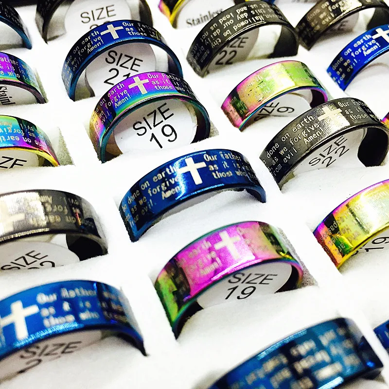 Мужское и женское кольцо из нержавеющей стали 100 шт.|jewelry rings|ring wholesalewholesale rings |
