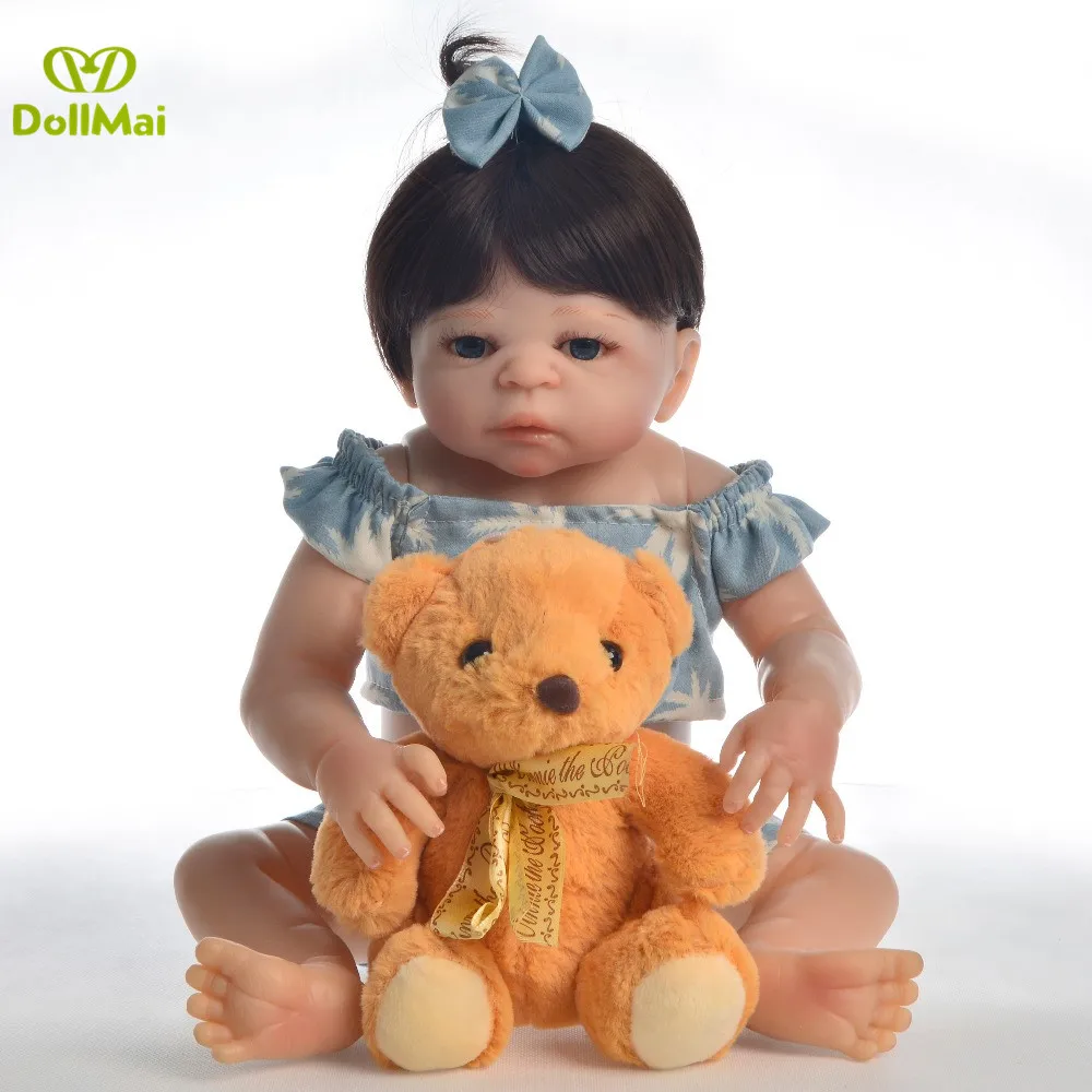 Кукла реборн силиконовая для новорожденных игрушка купания подарок-сюрприз