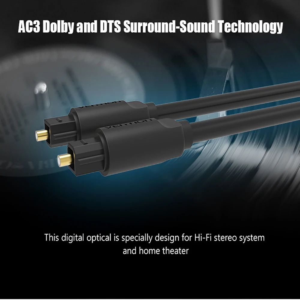 Оптический оптоволоконный аудио кабель Toslink Цифровой SPDIF 1 м 2 3 для Blu Ray CD DVD плеер