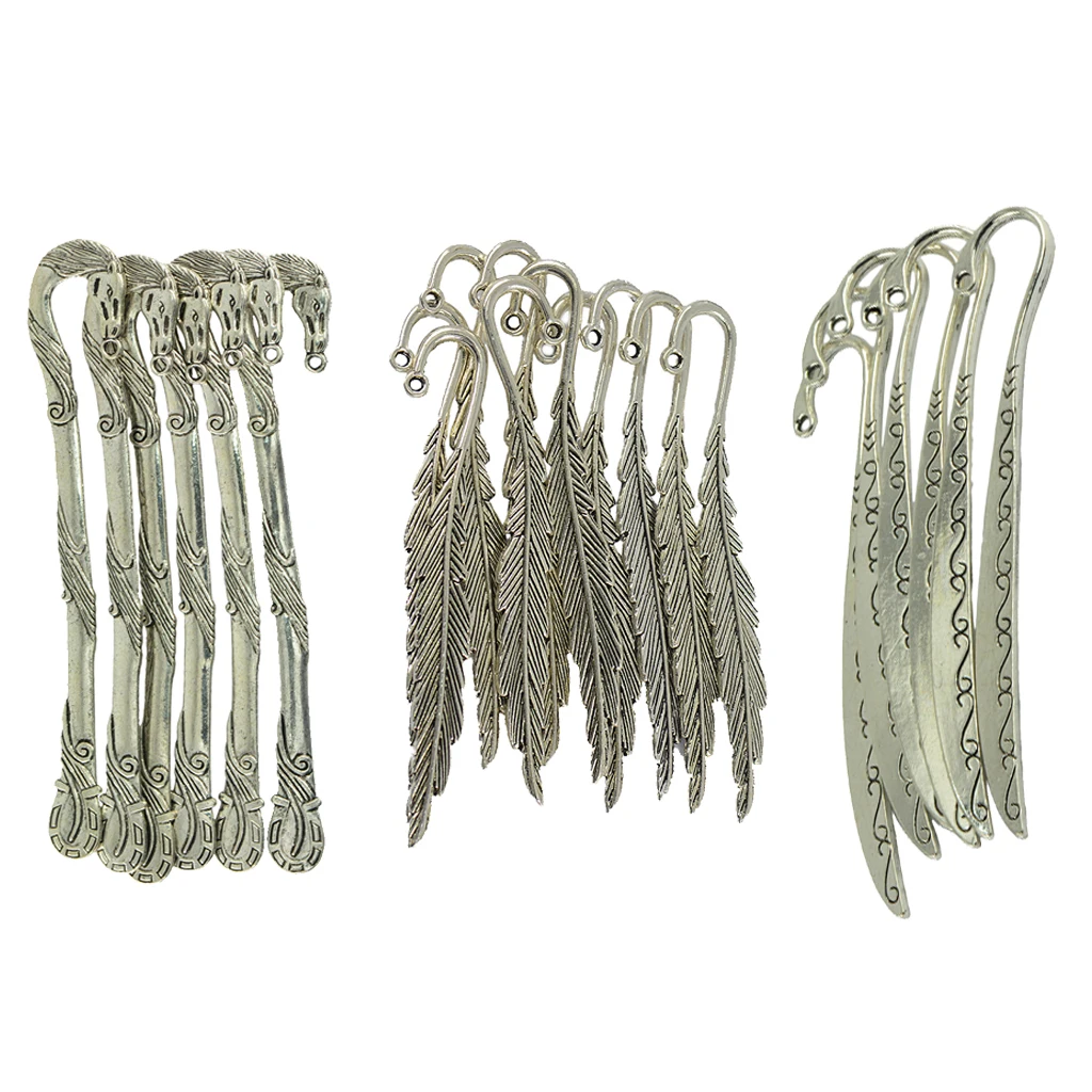 22 шт./лот тибетская голова лошади резьба/перо Форма Бисероплетение закладки с