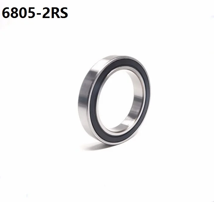 100 шт./лот 6805 2RS тонкий настенный подшипник 6805RS 61805 резиновые шарикоподшипники с