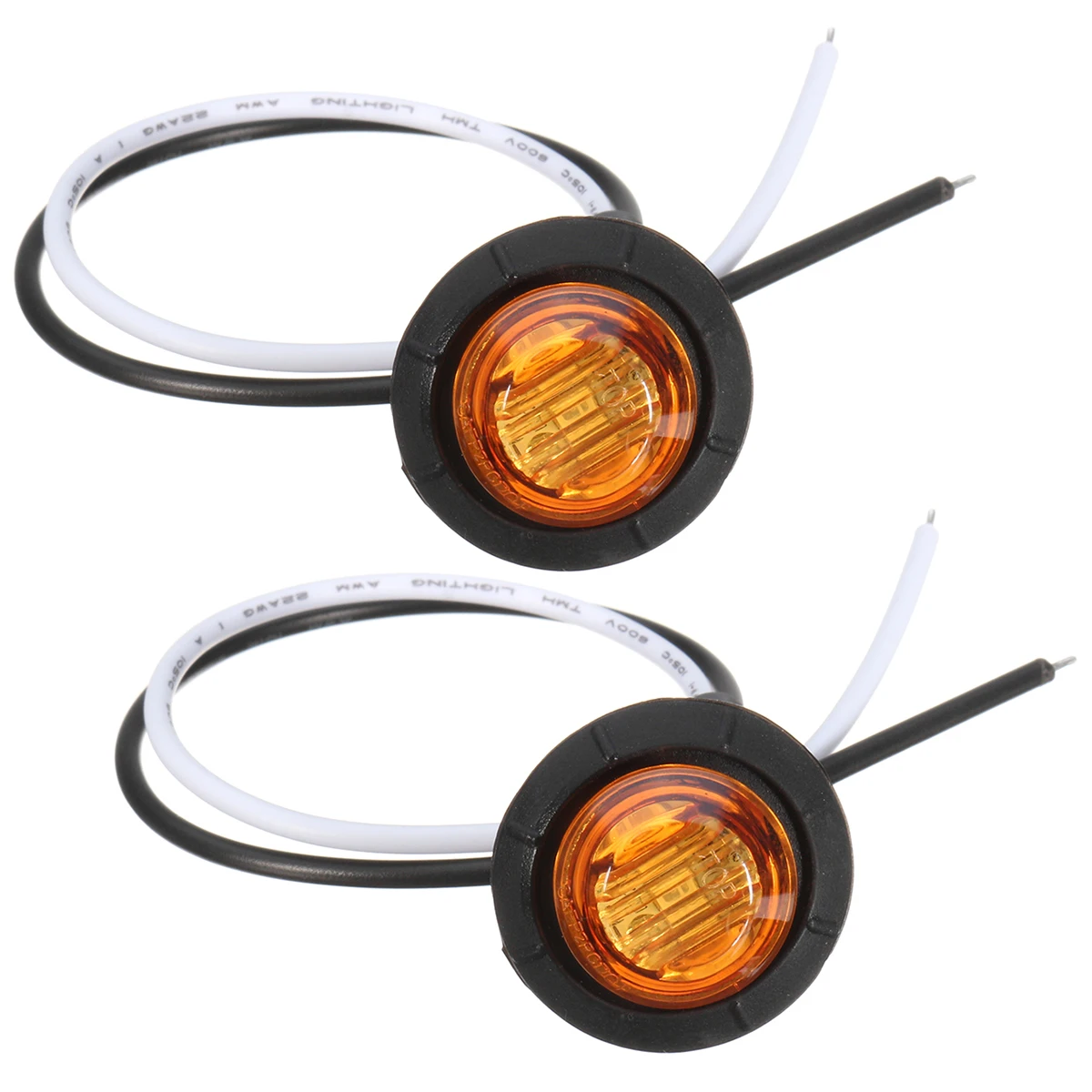 10 шт. желтый Водонепроницаемый светодиодный светильник маленькие круглые