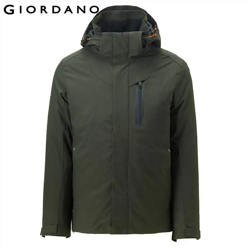 59Green Giordano мужская куртка 3 в 1, имеет три варианта трансформации,данная модель имеет несколько цветовых решений - Цвет: 59Green