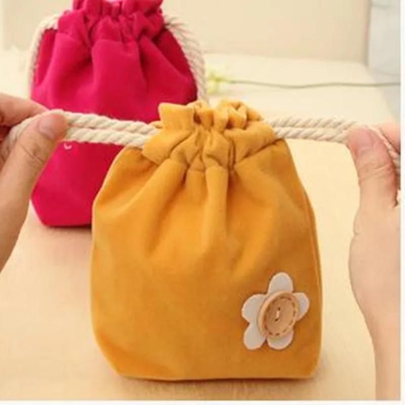 Лидер продаж 2017 милая сумка для порта с цветочным узором карамельных цветов