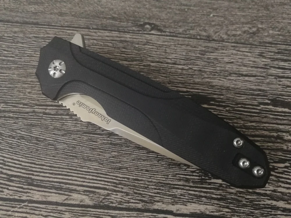 Jonnyjamie Presidio C818GP 3,1" 94 г D2 лезвие G10 Ручка Тактический шарикоподшипник Флиппер складной выживания кемпинг карманный EDC шестерни