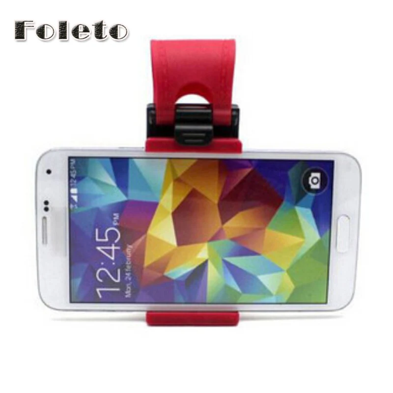 Новинка универсальный автомобильный держатель на руль Резиновая лента для iPhone 5 6