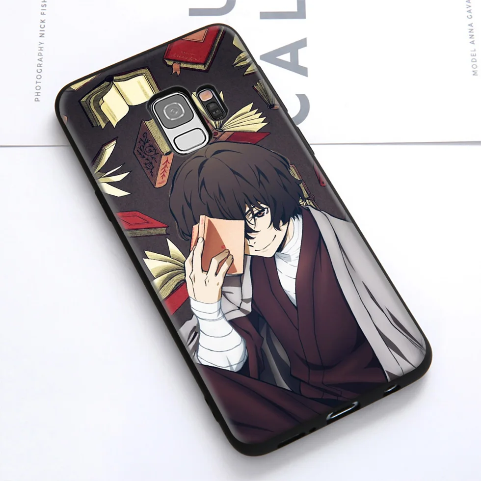 WEBBEDEPP Bungou Stray Dogs Anime Soft Case for Samsung Galaxy S10 S10e S9 S8 Plus S7 S6 Edge &amp J6 2018 Note 10 9 8 |
