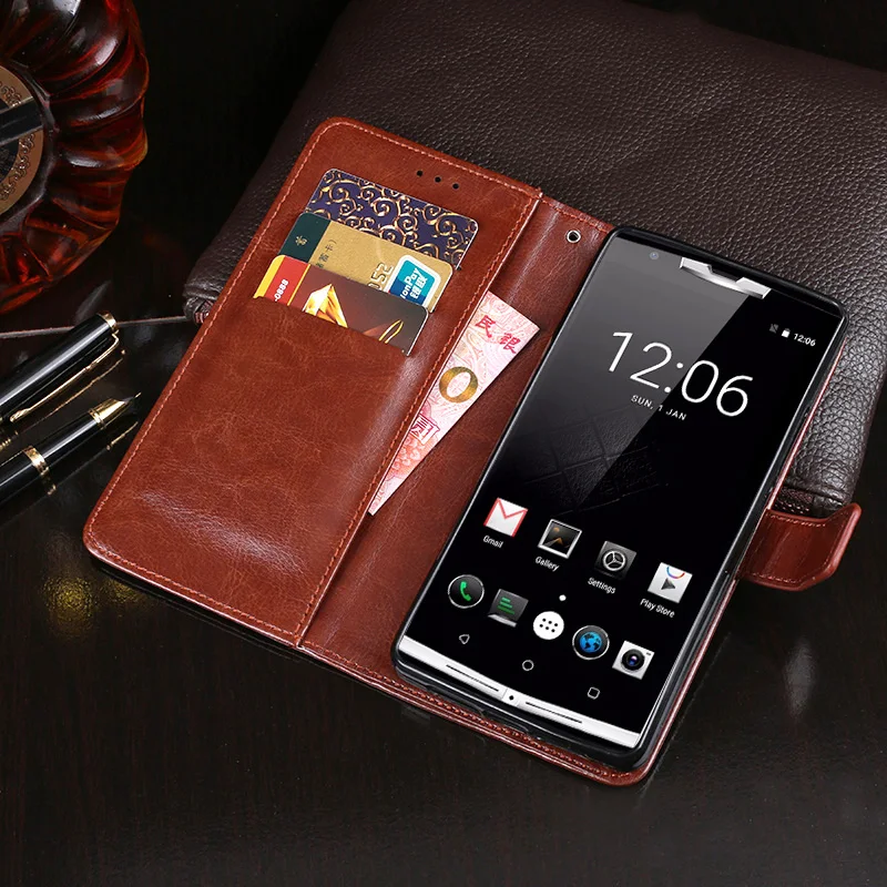 Чехол для Oukitel K10000 Pro 5 дюймов деловой стиль кожаный флип-чехол телефона чехол