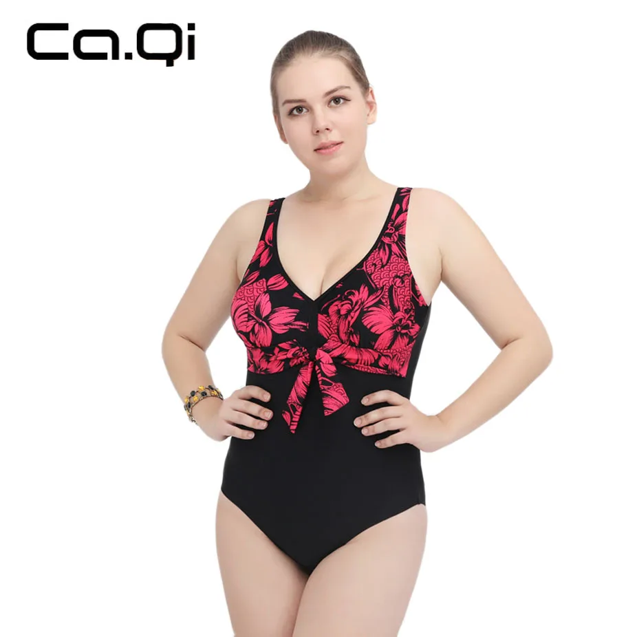 Большая чашка 2017 Большие размеры Купальники Глубокий V шеи Low Cut цельный купальник