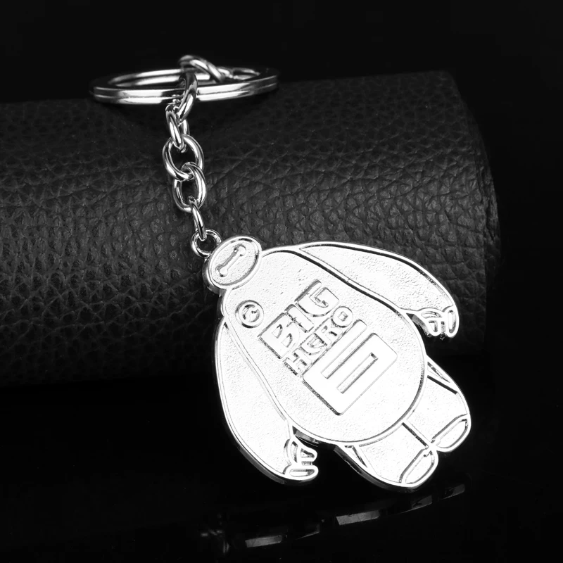 

Anime Big Hero 6 Key Chain Cute Bay Max Alloy Keychain Accessories Pendant Key Ring Charms Keychains for Ladies