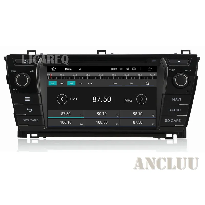 7 &quotQuad Core Android 5.1 автомобильный DVD для Toyota Corolla 2014 2015 GPS головное устройство стерео