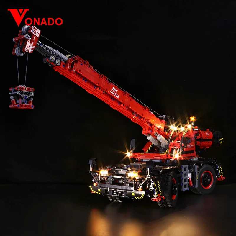 Светодиодная лампа для LEGO Mechanical Group 42082 кран с комплексным рельефом lego Technic серии