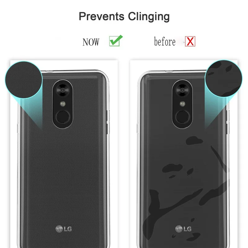 Прозрачный чехол для телефона LG Q7 Q6 G6 G4 V30 V20 V40 G5 SE G7 K11 K8 K4 Plus Alpha мягкий гелевый