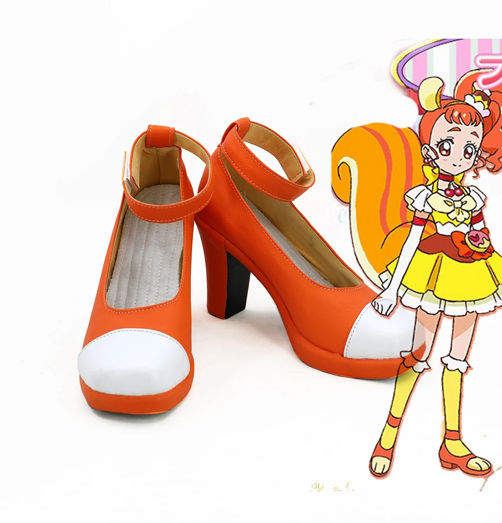 Изготовленные на заказ туфли для косплея KiraKira A La Mode Cure|Туфли| |