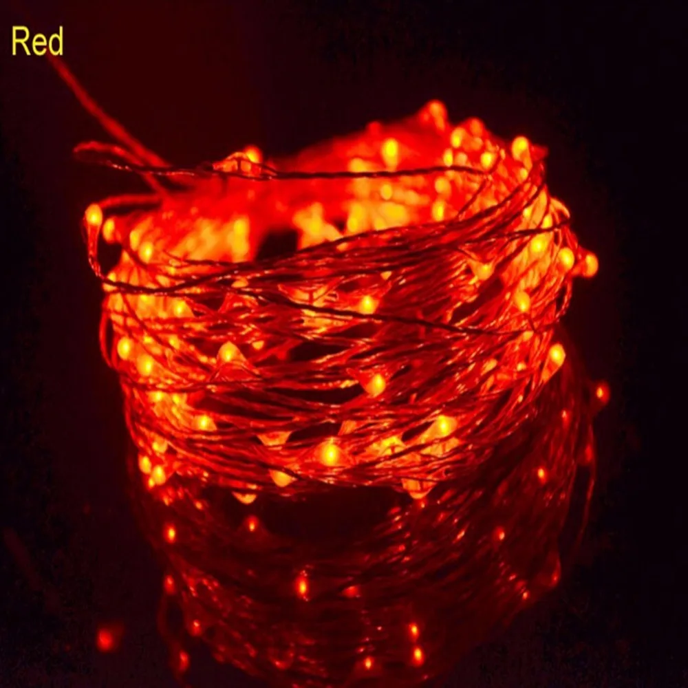 5 м медный провод светодиодный звездный свет свадебный Хрустальный