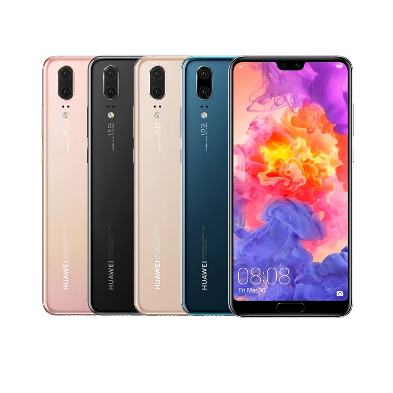 Смартфон huawei P20 Global Rom 6 ГБ 64 полная LTE полоса двойная камера заднего вида 5 8 дюймов
