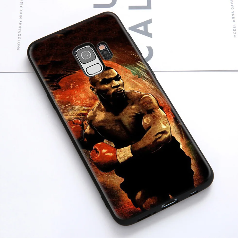 WEBBEDEPP майка Тайсон бокс мягкий чехол для Samsung Galaxy S10 S10e S9 S8 Plus S7 S6 Edge & J6 2018 Note 10 9 8 |