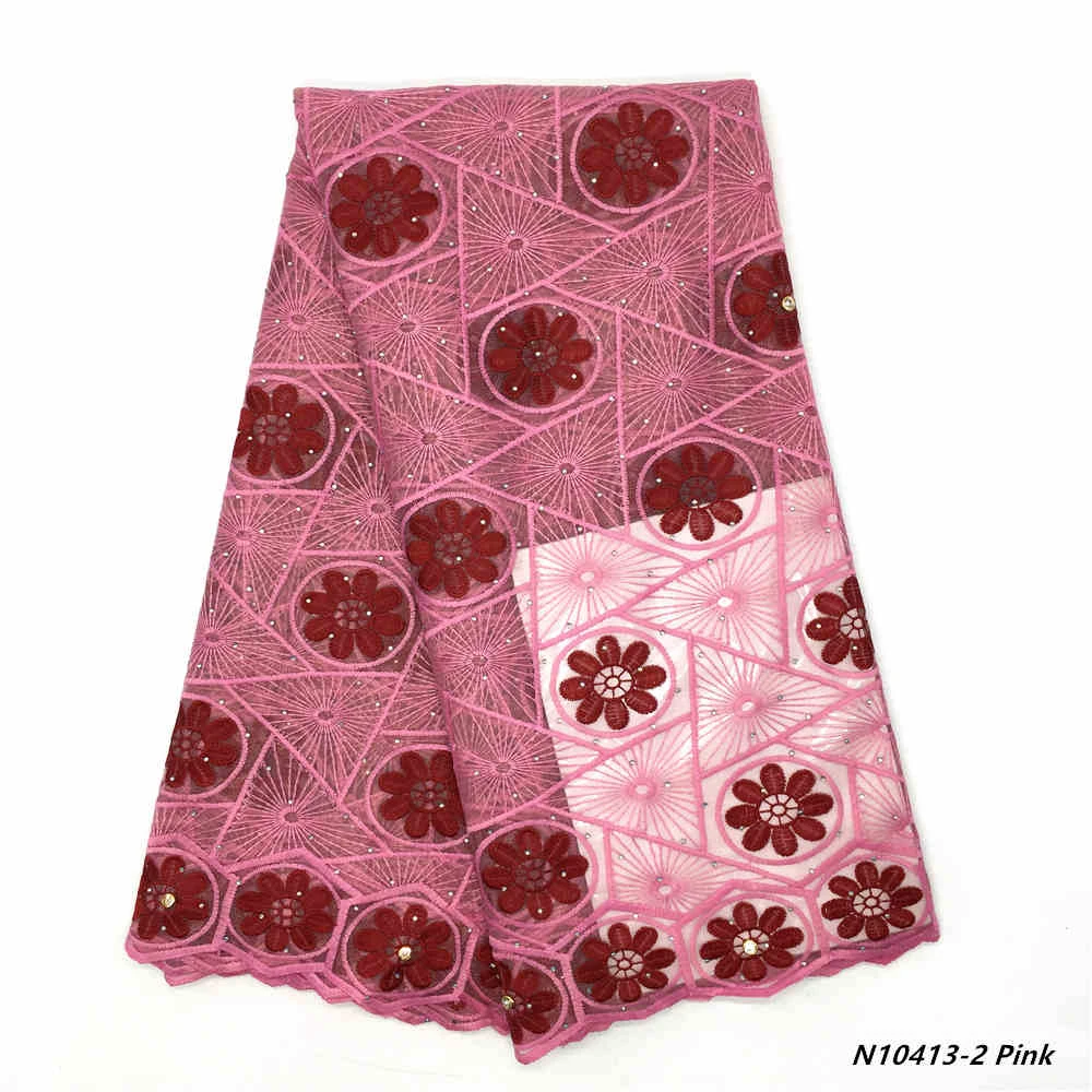 N10413-2 Pink Mr. Z вышитые нигерийские кружева ткань Африканская Свадебная кружевная ткань для невесты высокое качество Французский Тюль кружевная ткань для вечерние - Цвет: N10413-2 Pink