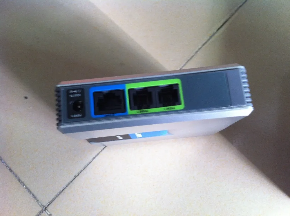 5 шт./лот новый серебристый разблокированный телефонный адаптер Linksys PAP2T NA VOIP SIP ATA
