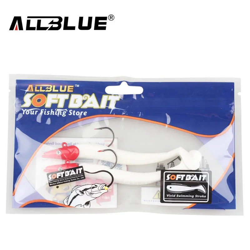 ALLBLUE 2 шт./лот джиг голова мягкая рыболовная приманка 21 г 11 см свинцовая для рыбы