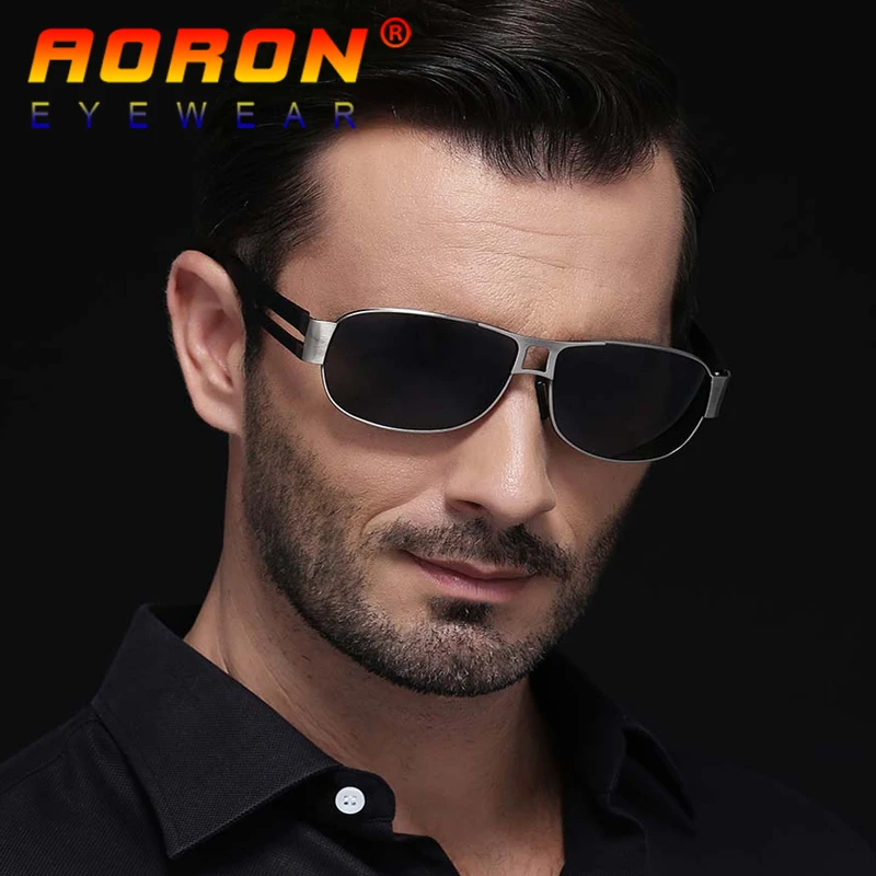 AORON HD поляризованные солнцезащитные очки мужские для вождения с покрытием