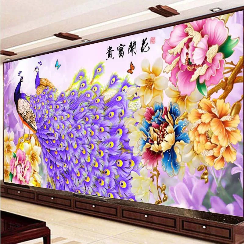 Рукоделие вышивка крестиком DIY DMC животные наборы для вышивки в комплекте 9ct 11ct