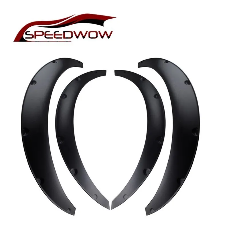 SPEEDWOW 4 шт. Универсальные гибкие колеса для губ кузова автомобиля крыло вспышки