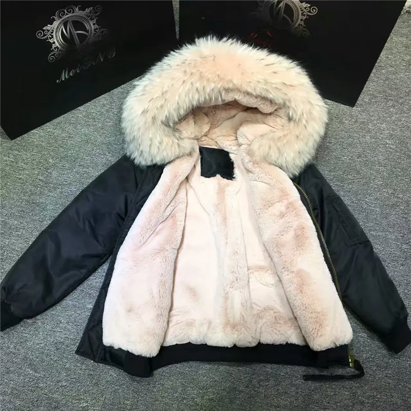 Женская зимняя куртка-бомбер светло-розовая куртка на молнии водонепроницаемая |