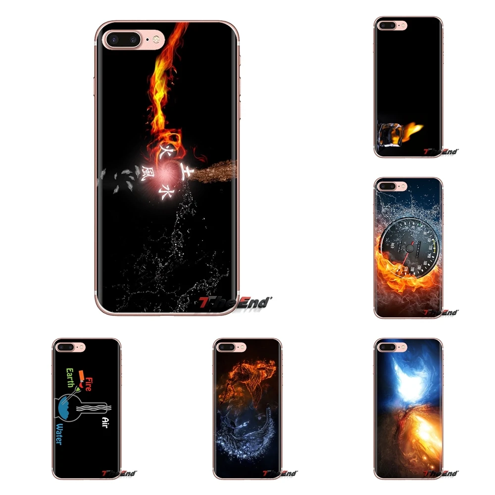 Water And Fire Art For Xiaomi Mi4 Mi5 Mi5S Mi6 Mi A1 A2 5X 6X 8 9 Lite SE Pro Max Mix 2 3 2S Transparent Soft Cases Covers |