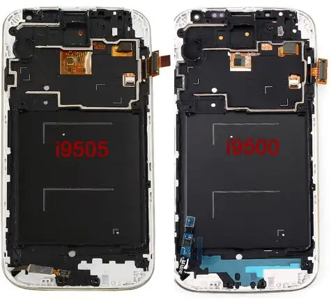 I545 I9500 i9505 ЖК дисплей для SAMSUNG Galaxy S4 сенсорный экран дигитайзер с рамкой i545