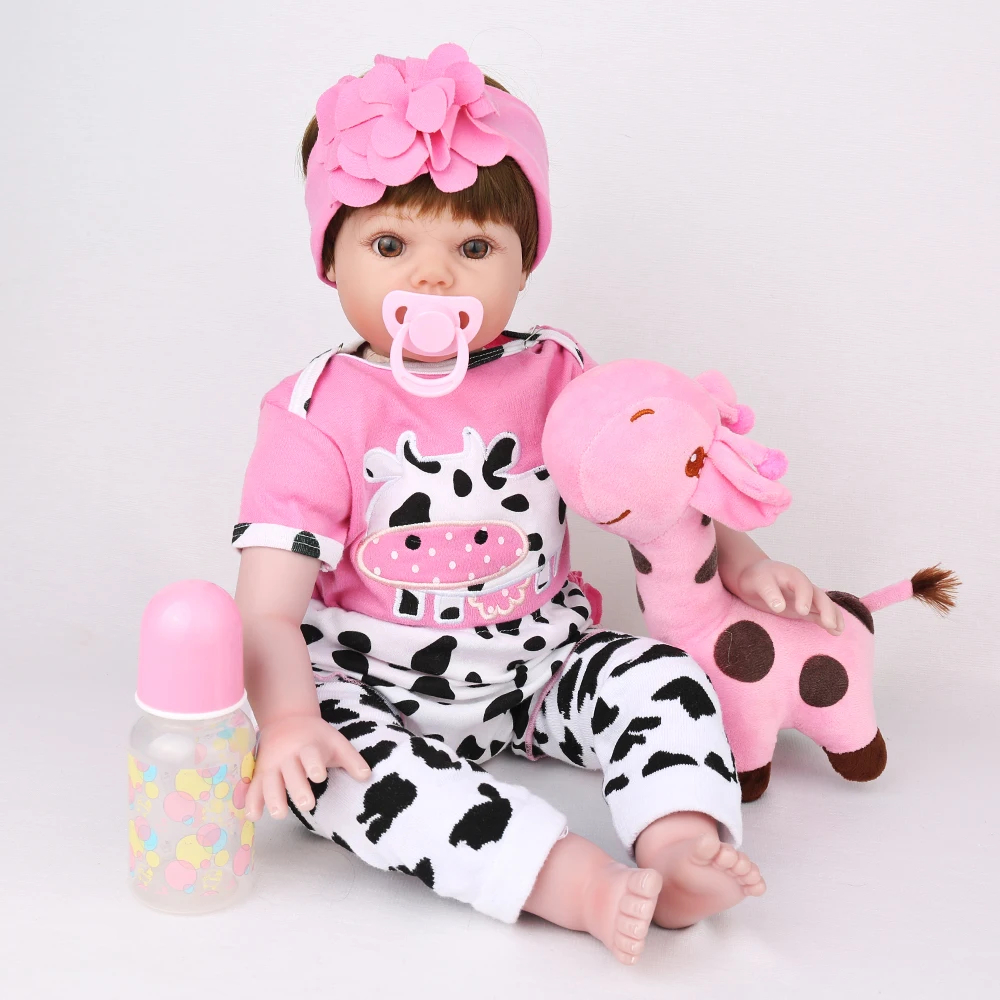 55 см reborn baby lol куклы силиконовый реалистичный винил Baby 22 дюймов Bonecas девушка