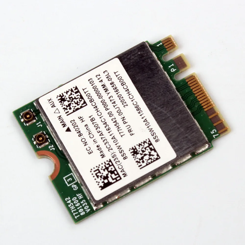 Беспроводная карта адаптера для Lenovo ThinkPad E550 G50 70M BCM43162 AC BT4.0 Двухдиапазонная Wi Fi