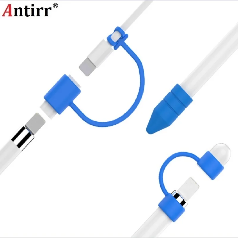 Новый мягкий силиконовый чехол-держатель для Apple Pencil Cap Кабель-адаптер защита от