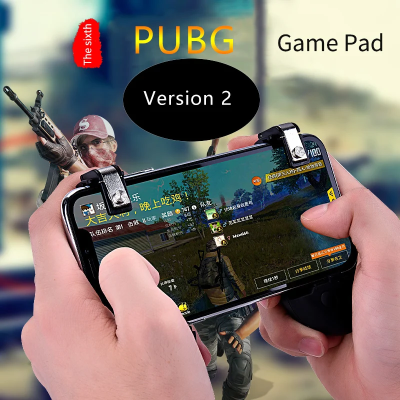 PUBG мобильный игровой контроллер геймпад триггер Aim Кнопка L1R1 джойстик для шутеров для IPhone Android телефон игровой коврик аксессуары