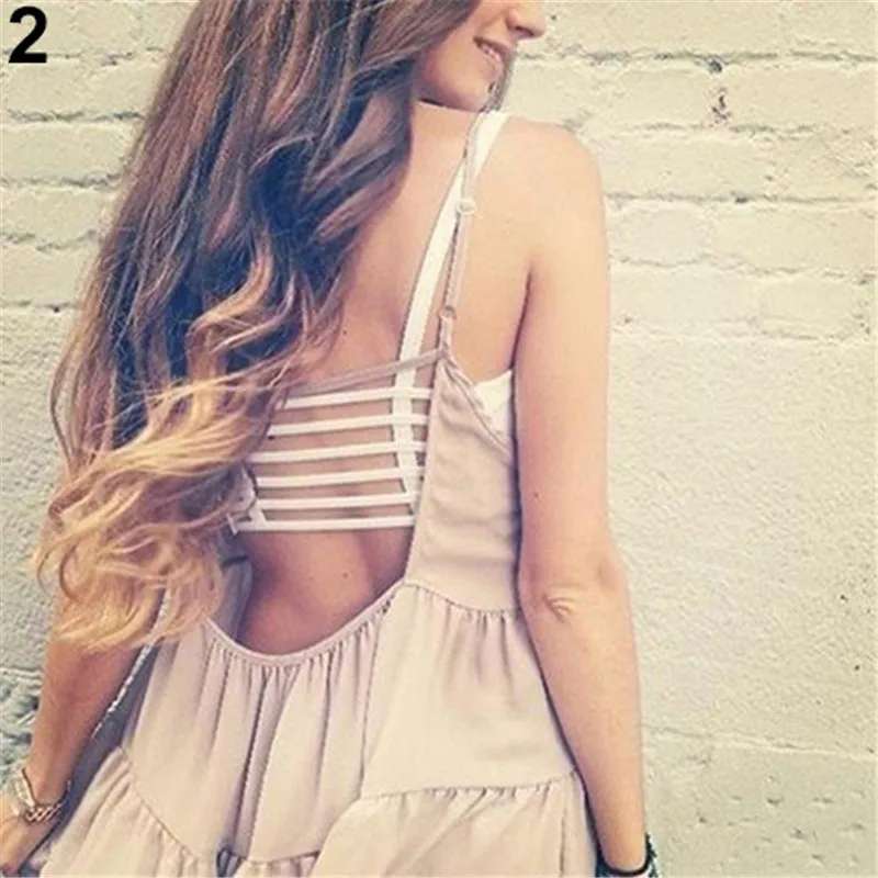 Bluelans женский сексуальный бюстгальтер без косточек с вырезом на спине бретелях