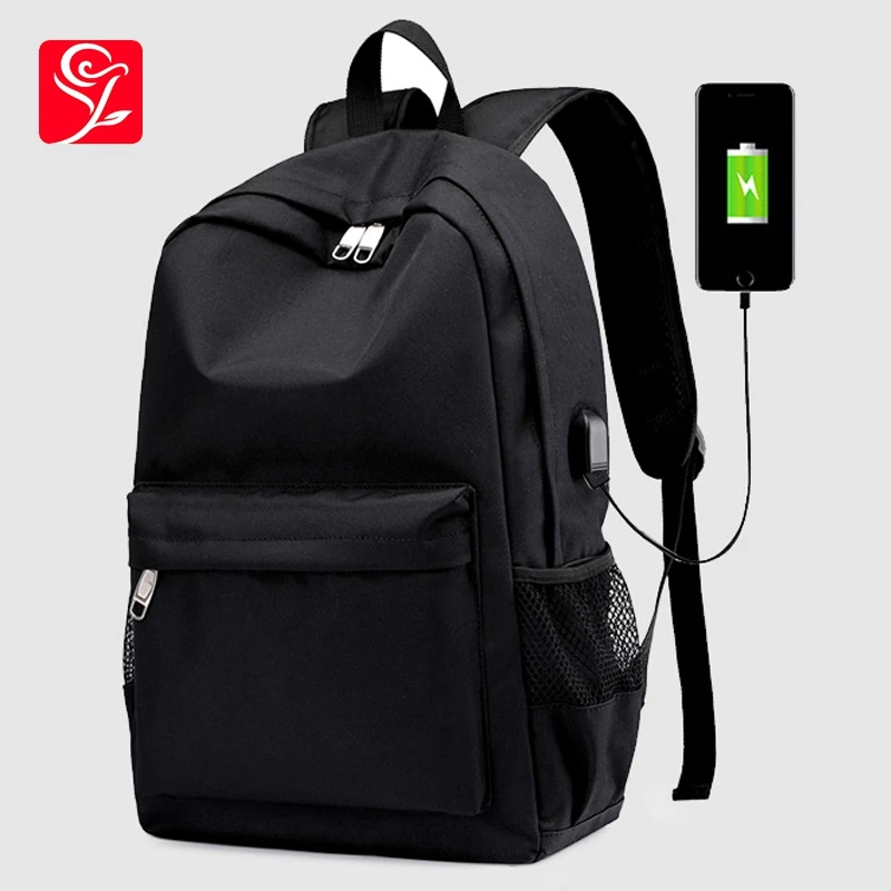Мужские рюкзаки многофункциональные USB зарядное устройство для ноутбука Рюкзаки