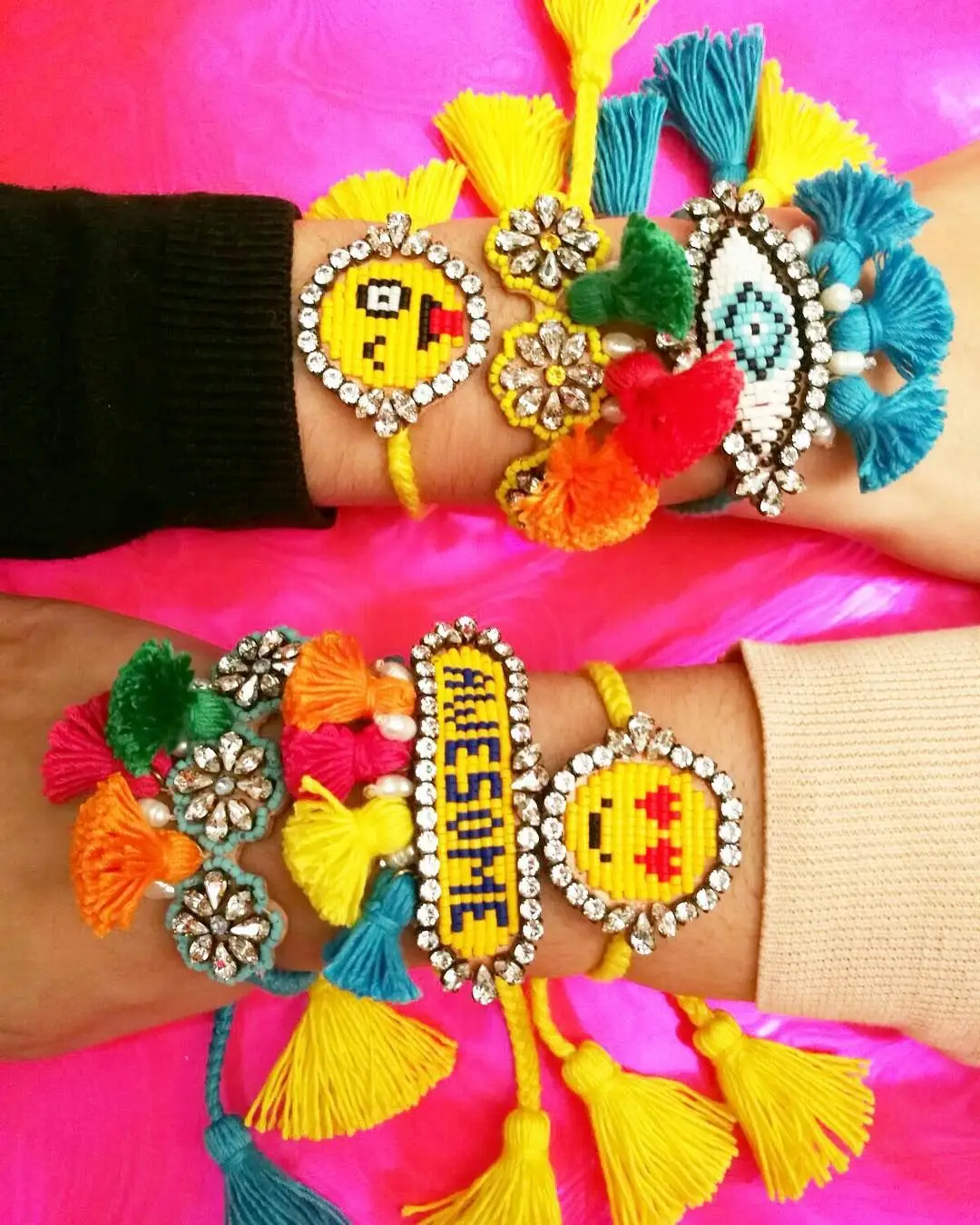 Стили 2017 модные натуральные конфетные цвета серия принадлежностей чистый ручной