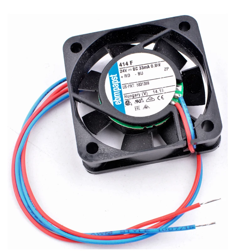 Новый оригинальный 414 F 4 см 4010 40 мм вентилятор 40x40x10 DC24V 0 8 Вт Инвертор маленький