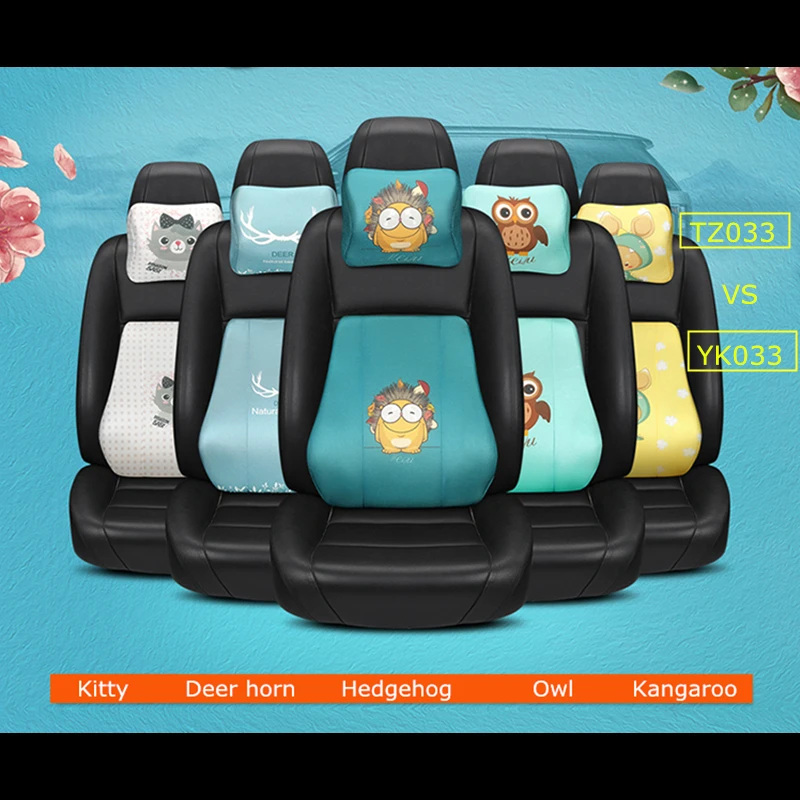 1 шт пены памяти мультфильм hello kitty милые автокресло подушки подголовника для шеи