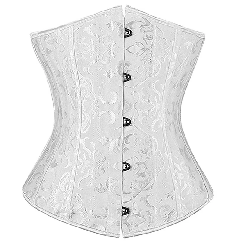 28 Sprial сталь костей черный Корректирующее белье талии Cincher тонкий контроль тела Shaper Cincher под грудью корсет сексуальные женщины плюс размер S-6XL