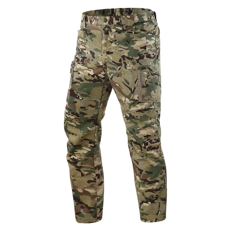 

Men Camo Cargo Pant Multi Pockets Casual Work Combating Trousers MC889