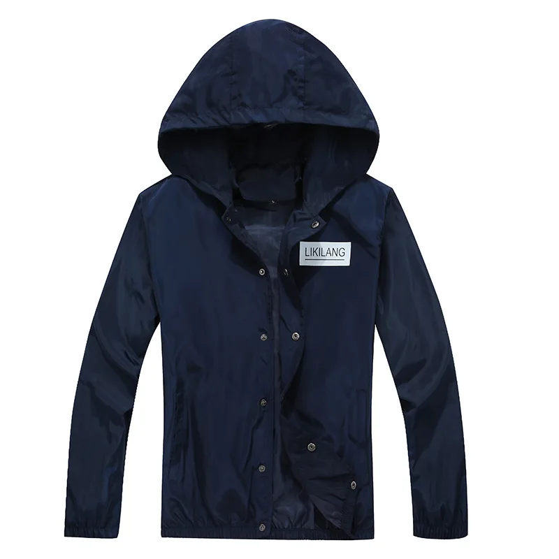 Куртка мужская демисезонная однотонная на молнии с длинным рукавом|casual jacket|jacket