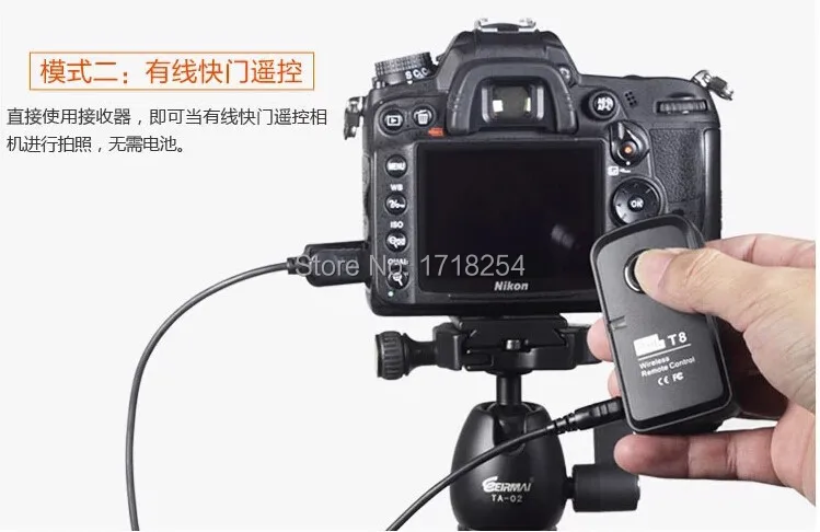 Pixel беспроводной пульт дистанционного управления спуска затвора T8/S2 A58 NEX 3NL A7/ A7R