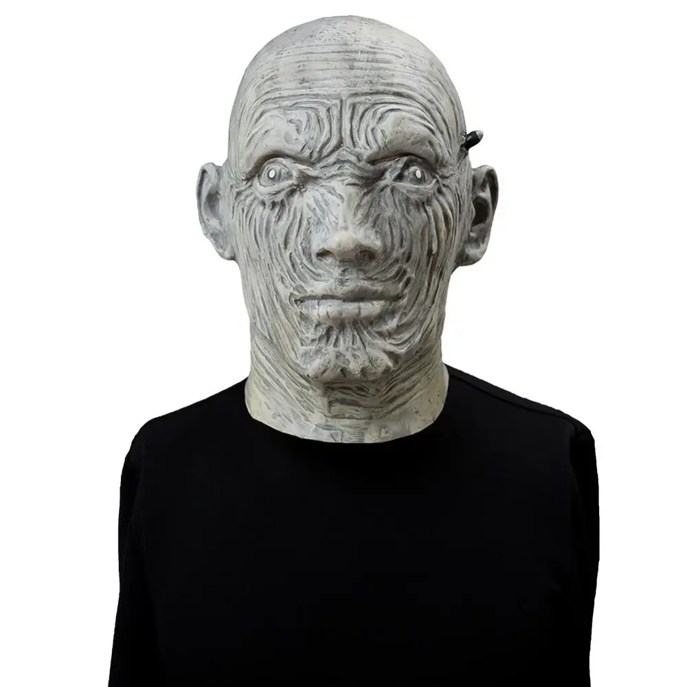 

Tyrant Cosplay Costume Mask Jacket Coat Black Uniform Headgear Outfit Full Set Adult Men Women Halloween Carnival Costume Custom