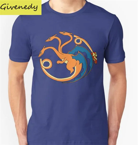 Горячие продажи 2016 Дом Charizard новый стиль печати мужские летние повседневная