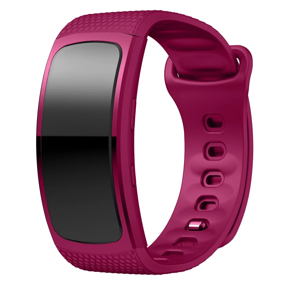 Мягкий силиконовый ремешок для часов спортивный браслет смарт Samsung Gear Fit2