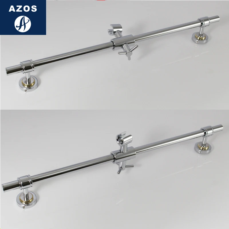 Azos душевой стержень из латуни хромированный поворотный кронштейн для подъема и