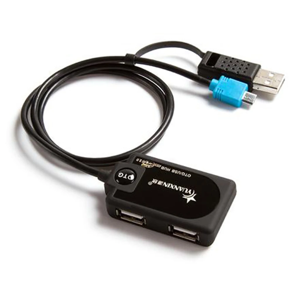 4 порта Micro USB OTG комбинированный концентратор кардридер высокоскоростной 480 Mbp 2 0
